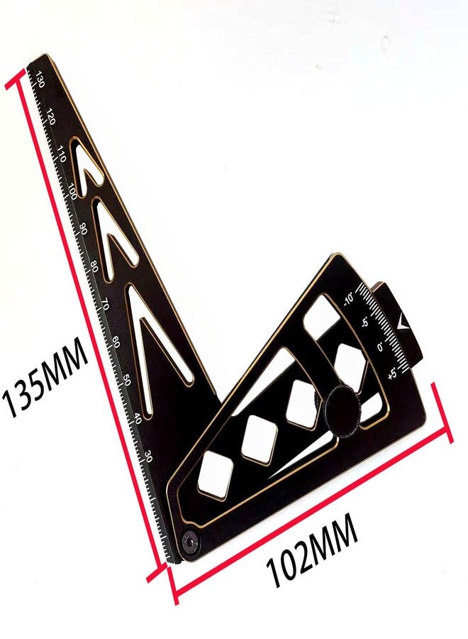 Hobbymall RC Car Camber Gauge Adjustable RC Car Wheel Rim Camber Gauge Height Measuring Ruler for 1/10 1/8 RC Crawler - Image 2